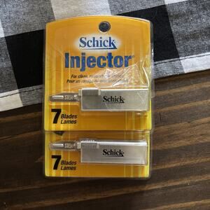 New! Schick Injector Razor Replacement Blades 2 Packs(14 Blades) Sealed
